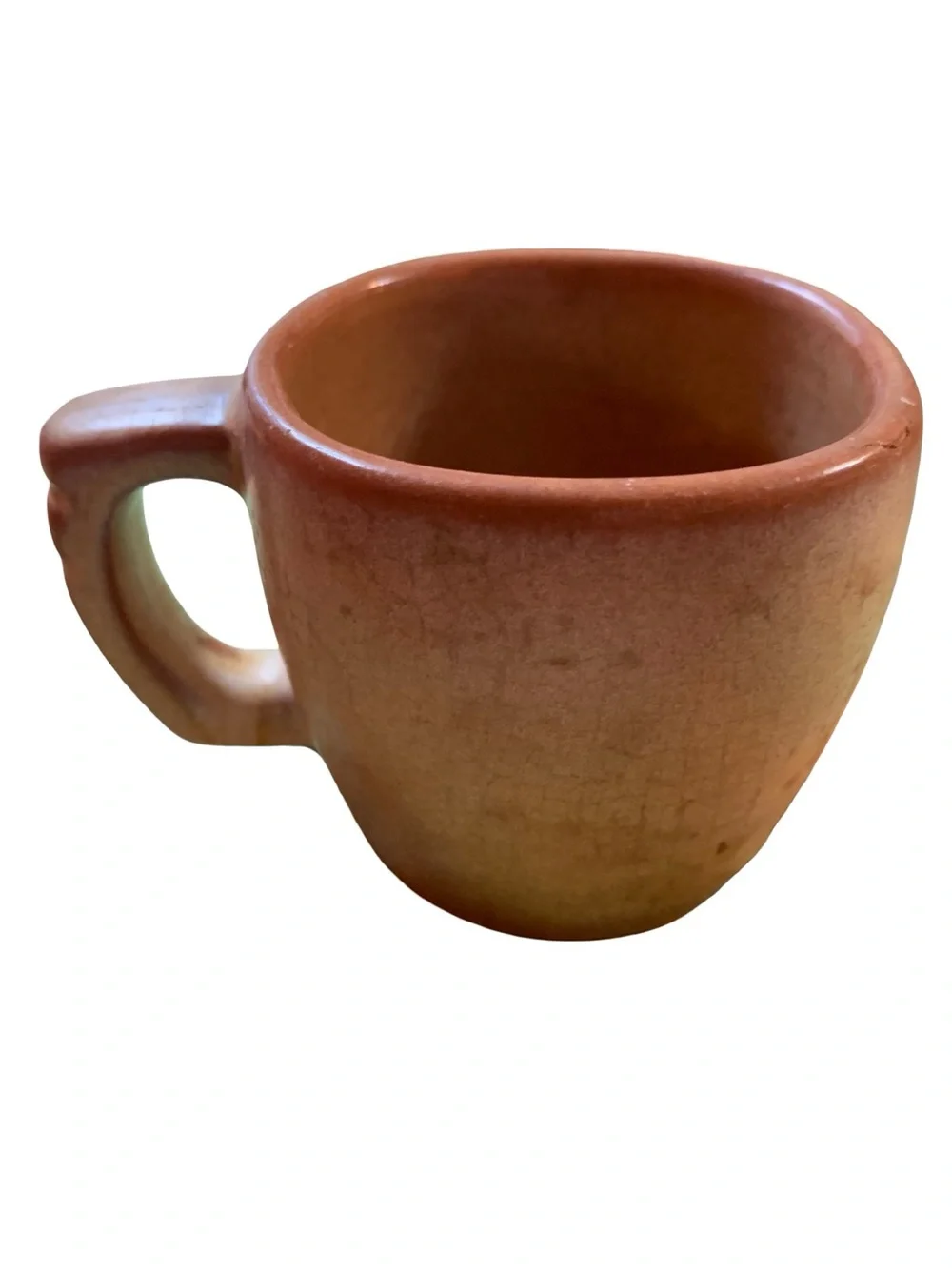 Set of 5 Vintage MCM Frankoma Plainsman Coffee Mugs 5C Desert Gold Brown Pottery